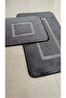 Milano Non-Slip, Soft, Absorbent 2-Piece Premium Stone Detailed Bath Mat Set