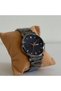 Adorn Horizon Men’s Watch – Dark Blue Dial & Silver Strap | Luxury Analog Wristwatch for Men | Premium Stylish Formal & Casual Watch