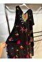 Aquarium Saddlebag Pocketed Gown Standard 38/46 Woven Viscose Fabric - 3