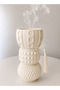 Modern Matte Black Geometric Incense Burner – Triple-Tiered Textured Oud Bakhoor Holder with Decor - 3