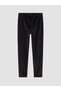 Ozmarka New Season Black Velvet Girls' Tights with Elastic Waist - 3