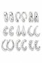 Multiple (9 Piece) Earring Set