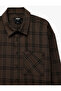 Comfortable Fit Pocketed Plaid Patterned Classic Collar Long Sleeve Lumberjack Shirt - 3