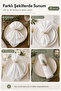 Bohemian Dinner Napkin Set of 6 for Special Occasions – 40×40 cm - 2