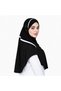 Ladies Rayon Cadaneza – Elegant White Modest Wear with Floral Embellishment & Decorative Button Detail - 2