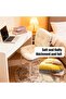 Non-Slip Chair Cushion Set with Thick Padding and Velvet Fabric，Includes Seat Pad & Back Cushion wit - 6