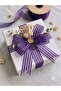 2.5 cm Purple Chiffon Ribbon 9 Meters – Decorative Ribbon for Embellishments and Gift Wrapping - 2