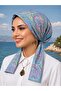 Scarf Bonnet Cotton Fabric Does Not Slip, Ready to Wear, Has a Tie at the Back