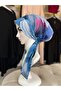 Scarf Bonnet Cotton Fabric Does Not Slip, Ready to Wear, Has a Tie at the Back - 4