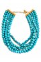 Natural Turquoise Stone 5-Piece Necklace