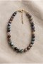 Handmade Round Indian Agate Natural Stone Special Design Necklace - 3