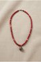 Handmade Round Coral Natural Stone Special Design Necklace - 3