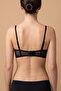 Push-Up Underwire Non-Padded Strapless Bra C17045 Black - 2