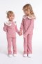 Girls' Autumn Nursery&Kindergarten Stylish Collar Embroidered Blouse Pants Top and Bottom Set - 5