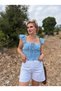 Gipeli Waist Detailed Tie-Up Blouse - 5
