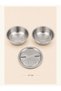 3-Piece Steel Grater Set with Bowl, 27 cm Bowl with Strainer, Multi-Purpose Vegetable Chopper, Kitchen Grater - 4
