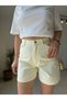 High Waist City Boy Denim Shorts - 3