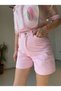 High Waist City Boy Denim Shorts - 5