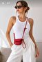 Women's Triple Adjustable Strap Knot Detail Cross Shoulder Bag - 5