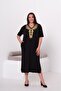 Viscose Dress with Embroidery Detail