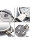 Shower Mirror Fogless for Shaving- with 3 Suctions, Anti Fog Mirror for Shower, Bathroom, Vanity, Bathtub, Razor Holder for Men (Round) - 2