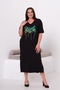 Viscose Dress with Embroidery Detail - 2