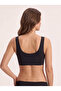 Lisse Black Laser Cut Seamless Bra - 3