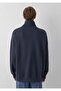 M0S10678 Jeans Logo Printed Semi-Zipper Men's Sweatshirt Dark Blue - 5