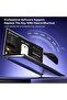 ماوس العاب لاسلكي من ديون فوياجر خفيف للغاية 66 غرام، بلوتوث/2.4G/USB-C وضع ثلاثي، 12800 DPI قابل لل - 3