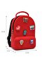 Pvc Mini Size Children's Beach Bag Nursery Bag Backpack School Bag Unisex Bag Red - 2