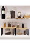 2-Pcs Counter Shelves Organizer Kitchen Stackable Expandable Cabinet Shelf - Wood Organizer Expandable CounterTop Racks For Office Bathroom Bedroom Metal and Bamboo - 6