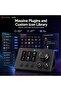 AKP03E Macro Control Deck,6-Key Stream Macro Pad with 3 Knobs & Switches | 6 programmable keys,3knob - 6