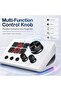 AKP03E Macro Control Deck,6-Key Stream Macro Pad with 3 Knobs & Switches | 6 programmable keys,3knob - 5