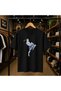 Kick Boxing Printed 100% Cotton Oversize Loose Regular Fit Crew Neck T-Shirt