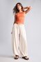 Balloon Fit Linen Blend Trousers I5038Ax26Hs - 3