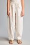 100% Cotton Wide Leg Loose Cut Poplin Trousers for Girls I6754A826Hs - 3