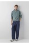 M0010649 Basic Men's Sweatpants Dark Blue - 2