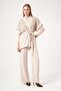 Women's Modal Sequin Detailed Suit Beige 31516 - 3