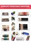 25 piece Clear Plastic Drawer Organizer Tray, Drawer Dividers Storage Bins For Bathroom, Vanity & Accessories Storage, Small & Large Plastic Containers For Makeup, Kitchen & Utensils. - 5