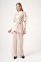Women's Modal Sequin Detailed Suit Beige 31516 - 2