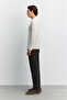 Men's Beige Crew Neck Long Sleeve Basic Modal T-Shirt A62Y1032 - 3