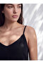 Lcw Petite Black V-Neck String Strap Mini Dress - 2