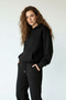 Women's Three-Thread Ribbed Oversize Sweatshirt and Sweatpants Set - 2