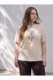 Alita City Women's Plus Size Printed 100% Cotton T-Shirt with a Difference