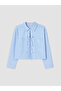 Nevavm Front-Tie Embroidered Women's Shirt with a Difference - 5