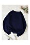 Printless Oversize Crewneck Sweatshirt - 2