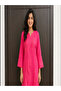 Women’s Pink Chanderi Co-Ord Set | Embroidered Tunic Top & Straight Pants | Elegant Ethnic Wear - 2