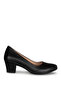 1926 Black Genuine Leather Women's Heeled Shoes - 2