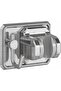 Adjustable Shower Head Holder with Hook,Waterproof Adhesive Handheld Shower Bracket,Silver