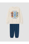 Printed boy's suit